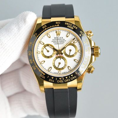 ROLEX Daytona 18K 40mm GTC Certificate Chroma Light Clone Watch